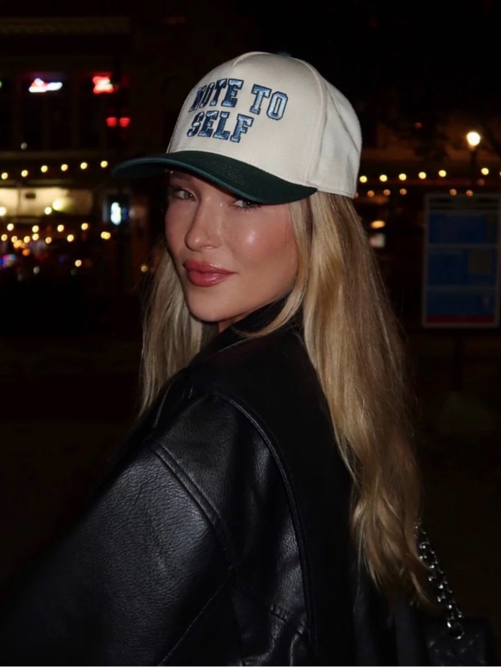 Note To Self podcast VARSITY TRUCKER HAT